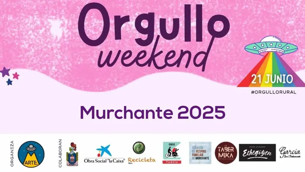 Programa Orgullo Weekend 2025 en Murchante, Navarra