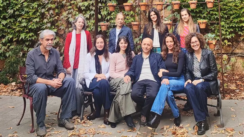 Jurado del 25º Festival de cine Ópera Prima de Tudela junto al director del Festival, Luis Alegre