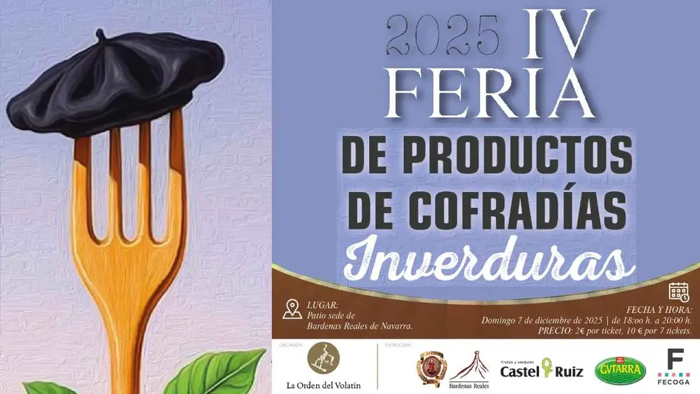 IV Feria de Productos de Cofradías 2025 en Tudela