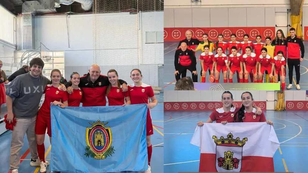 Jugadoras de Cascante y Ablitas