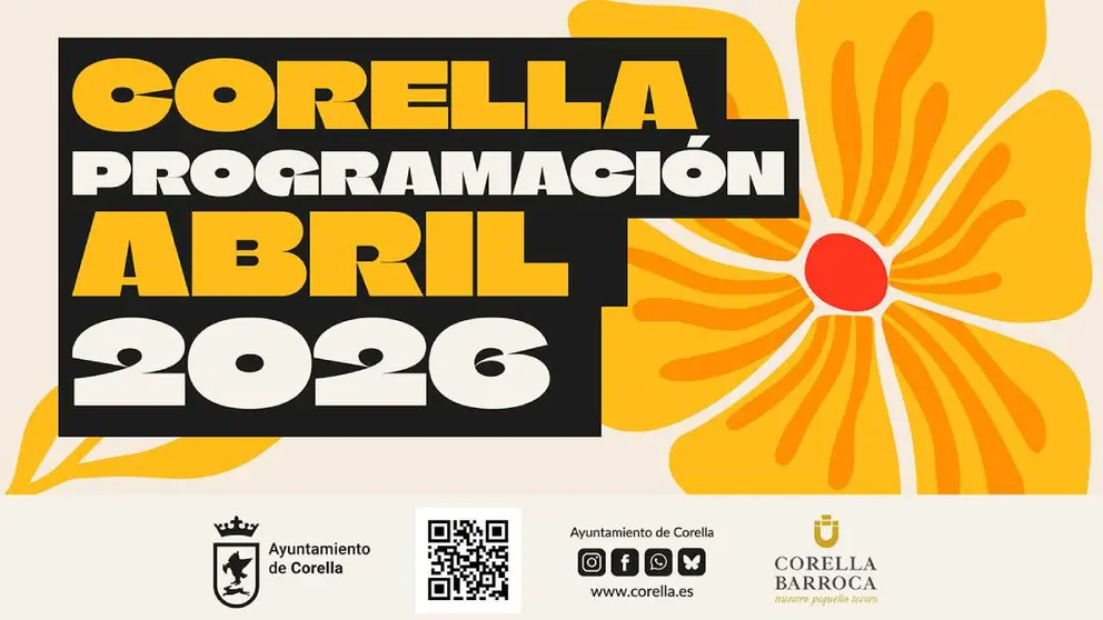 Agenda cultural de Corella para el mes de Abril 2026