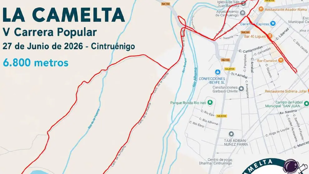 V Carrera Popular 2026 en Cintru&eacute;nigo