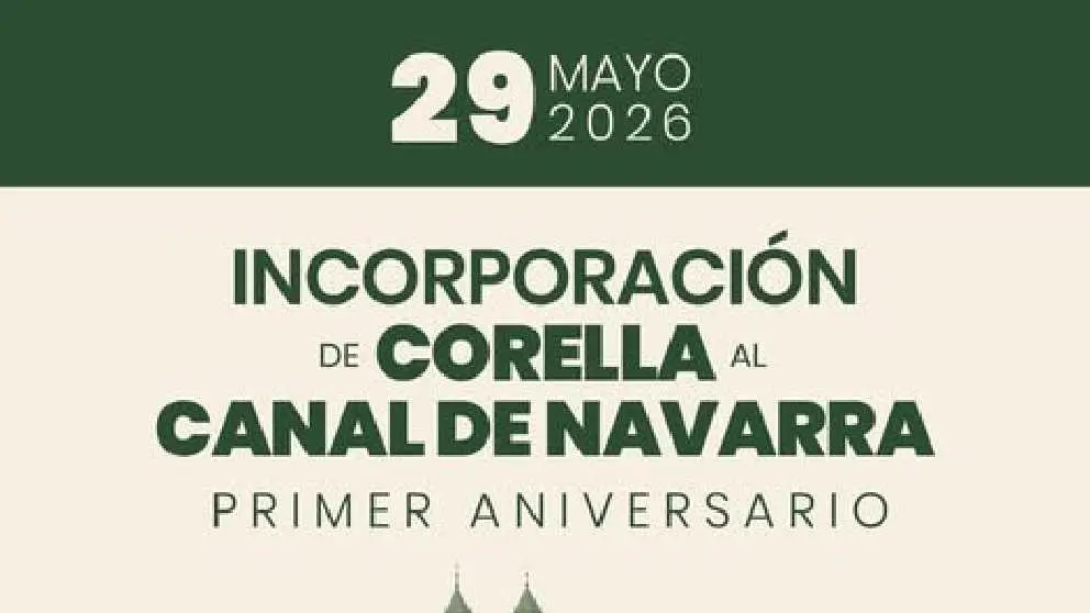 Incorporaci&oacute;n de Corella al canal de Navarra primer aniversario 2026 en Corella