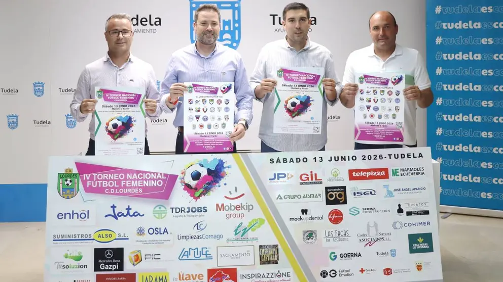 Presentaci&oacute;n del del IV Torneo de f&uacute;tbol femenino del C.D.Lourdes