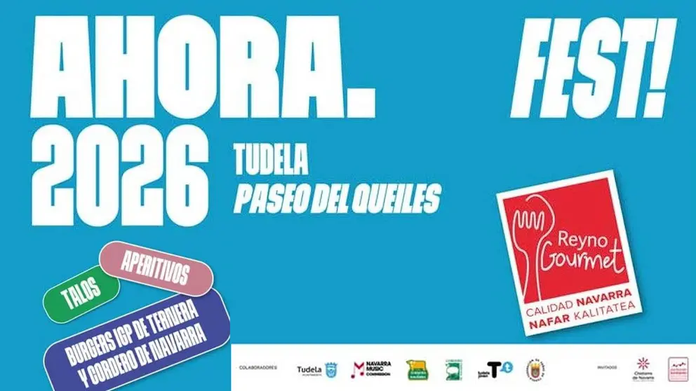 Programa Ahora Fest 2026 en Tudela