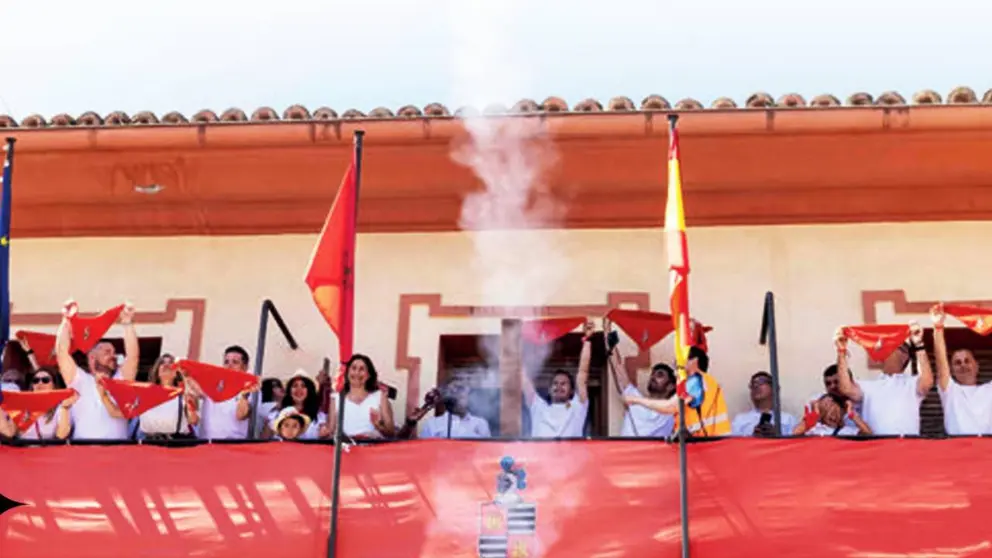 Cohete de las Fiestas de Castej&oacute;n,. Foto Programa oficial 2026