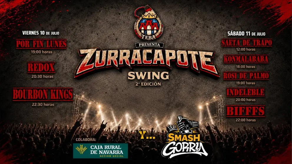 Segunda edici&oacute;n del Festival Zurracapote Swing en Tudela