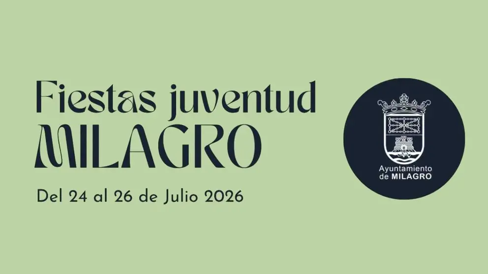 Programa fiestas de la Juventud en Milagro 2026