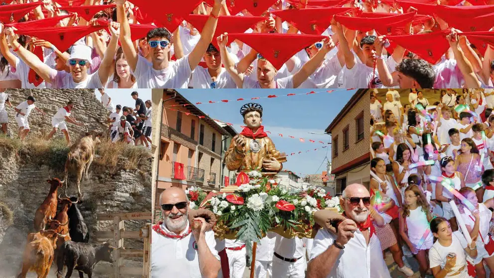 Fiestas de San Esteban en Arguedas 2026. Fotograf&iacute;as del programa oficial de Fiestas