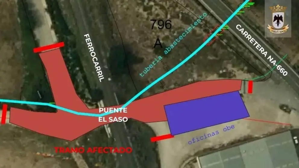 El Puente del Saso permanecer&aacute; cortado por obras