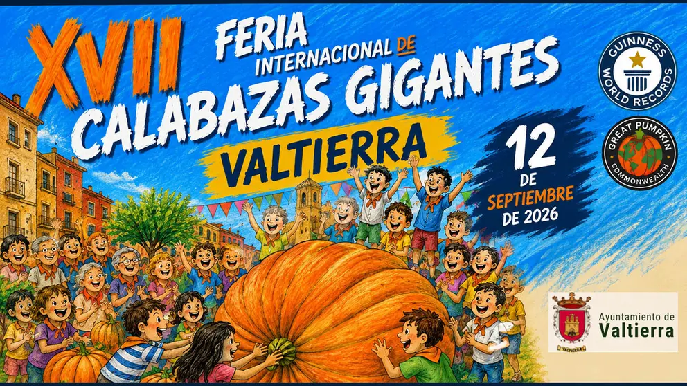 Programa de la Feria de las Calabazas Gigantes de Valtierra 2026