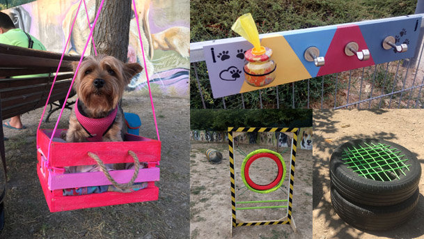 juegos parque canino cascante