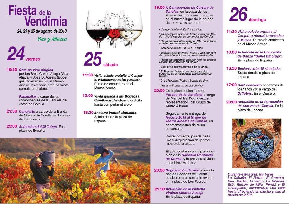 Programa Fiesta de la Vendimia 2018