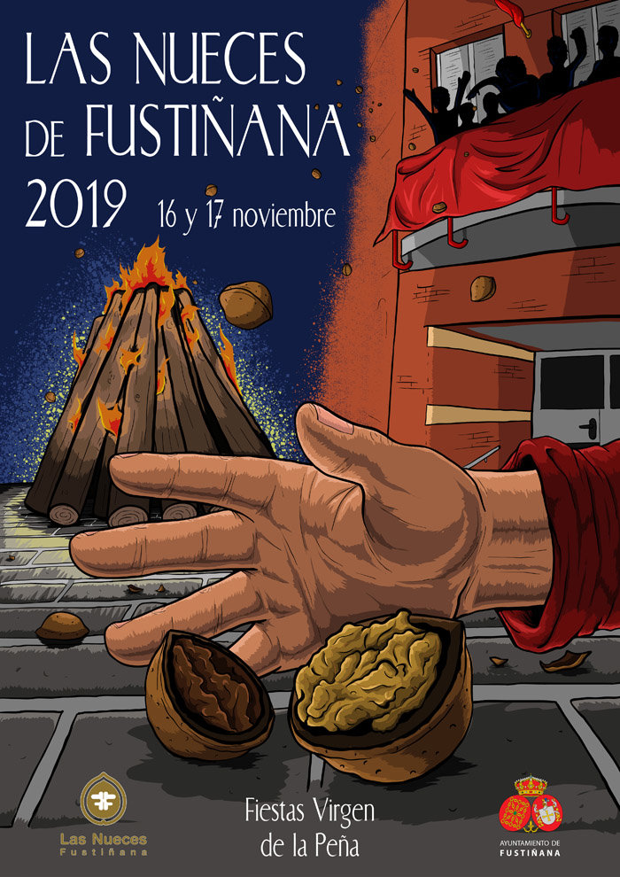 Cartel Las nueces de Fustiñana 2019