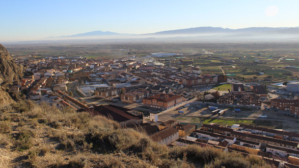 Vista aérea de Azagra