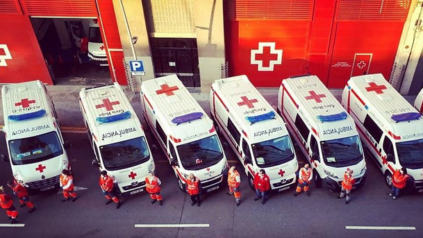 Cruz Roja ambulancias