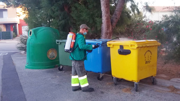 Desinfecciones de la vía pública