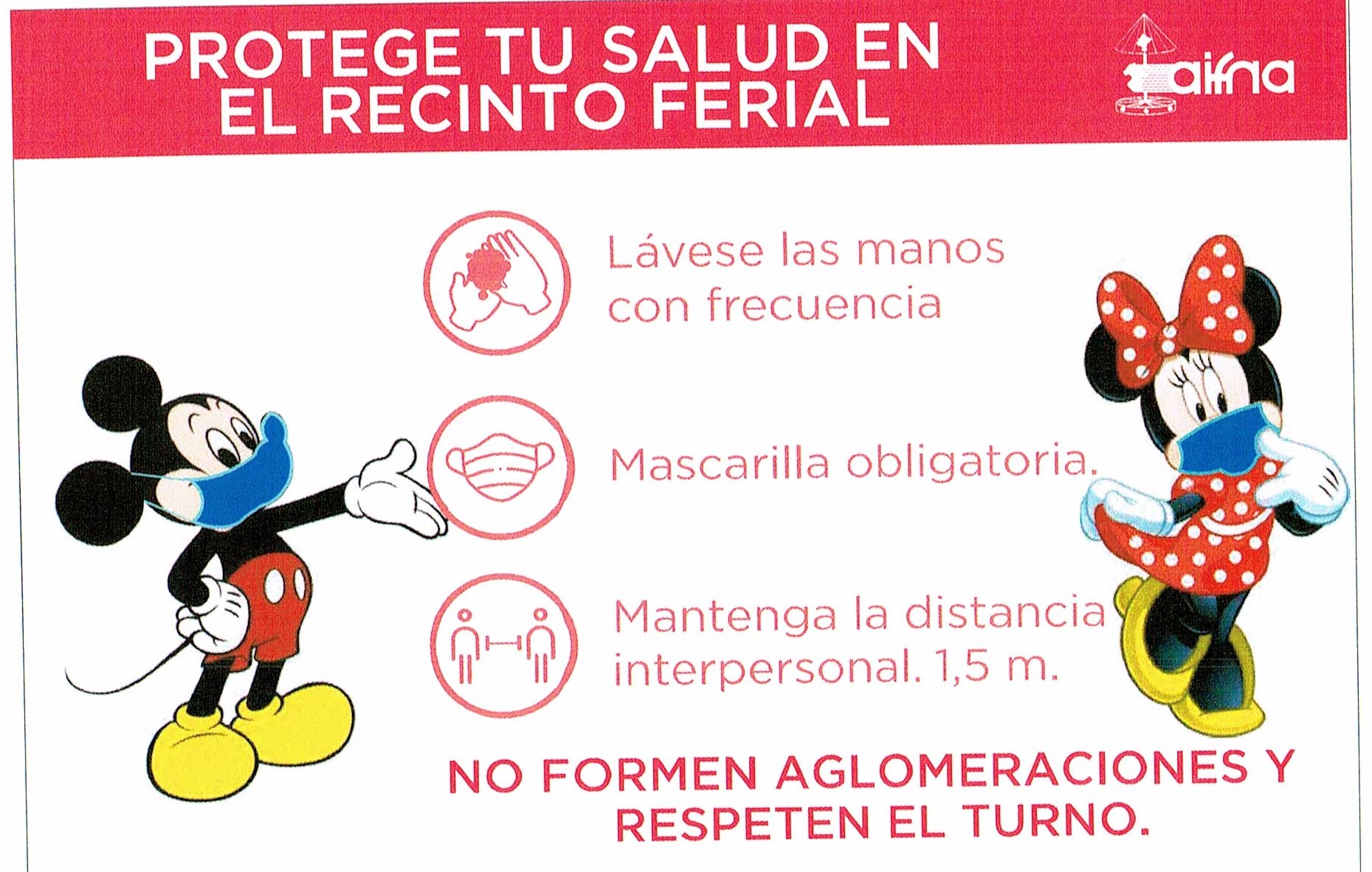 Parque atracciones-Cartel Mickey 2021