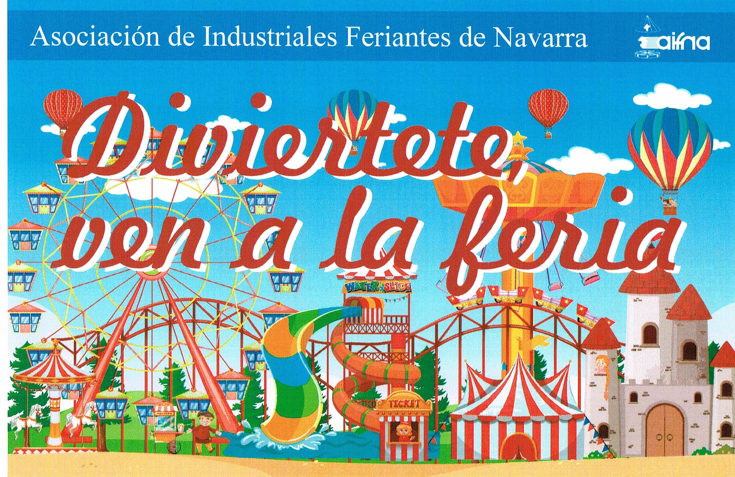 Parque atracciones-Cartel Ven a la Feria 2021