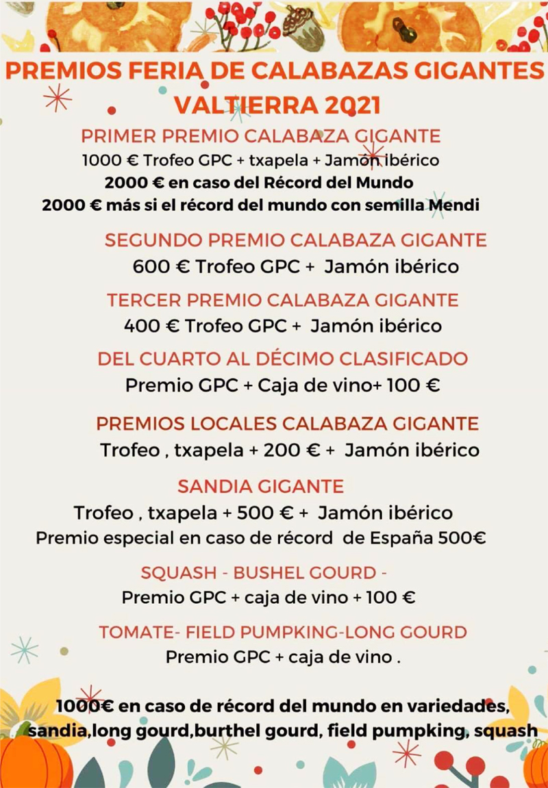 Premios Calabaza 2021