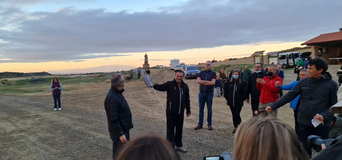 primer cohete anunciador trashumania bardenas