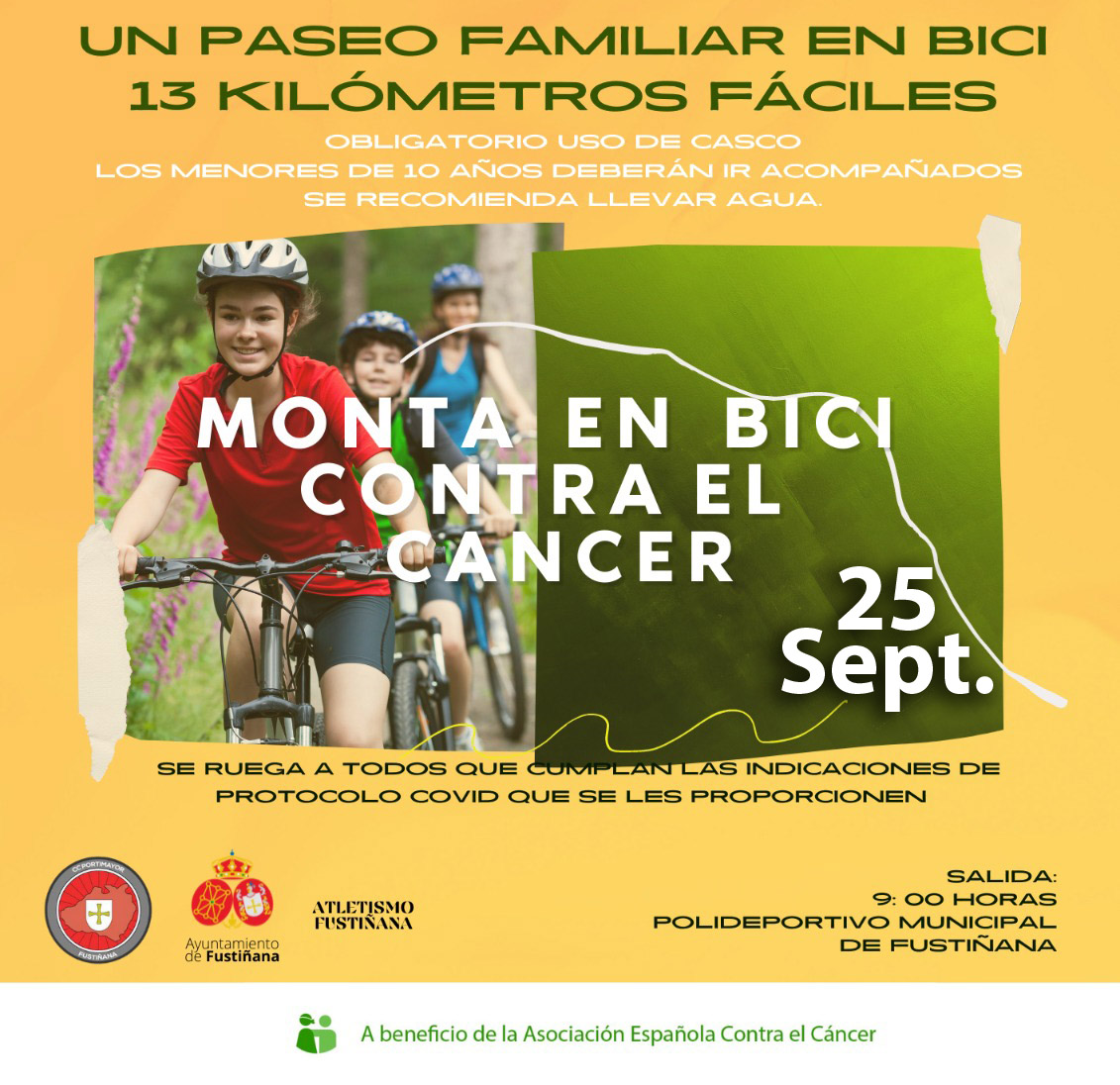 monta en bici contra el cáncer