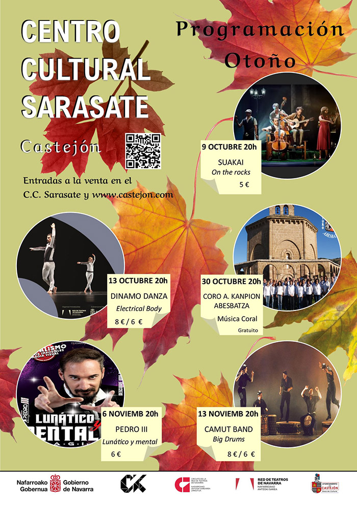 Programación Cultural de Castejón Octubre y Noviembre 2021
