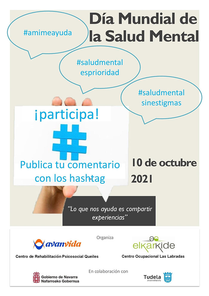 Cartel dia de la salud mental