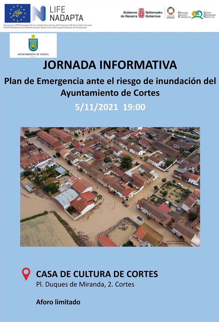 Jornada Informativa Plan de emergencia ante inundaciones del Ayuntamiento de Cortes
