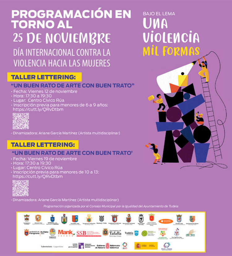 Programación Día Internacional contra la Violencia hacia las Mujeres