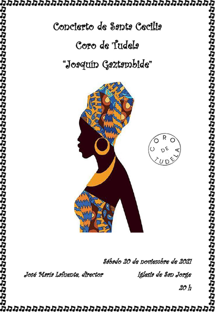 Cartel Santa Cecilia Tudela 2021