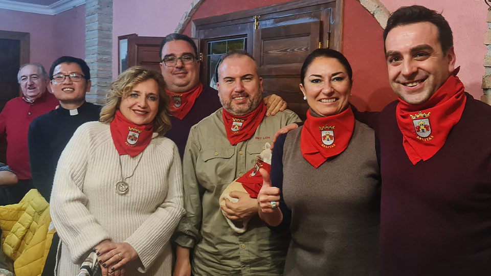 imposición del pañuelo de ablitas