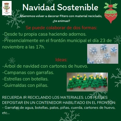 NAVIDAD SOSTENIBLE FITERO