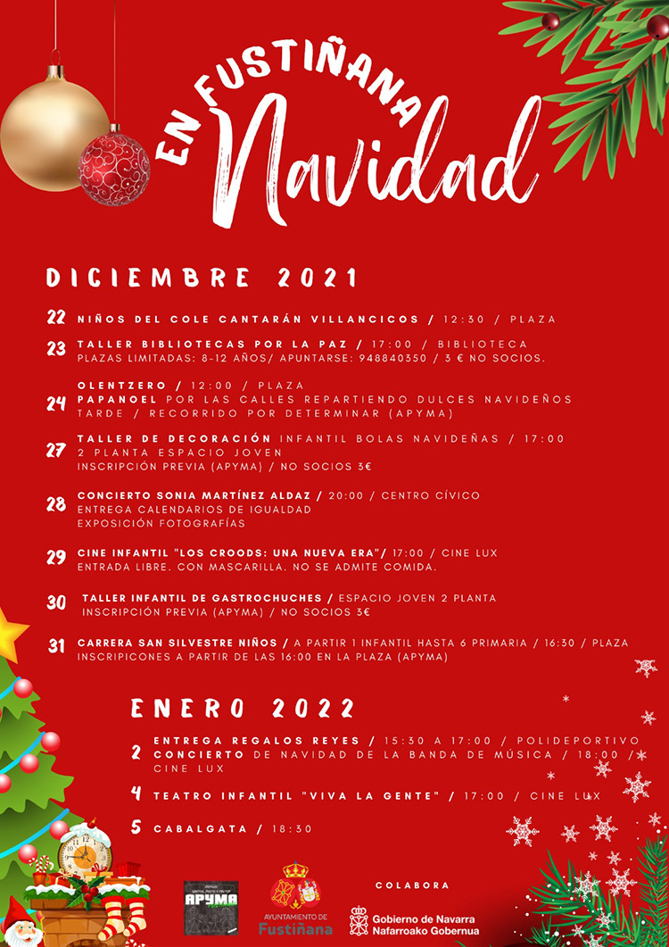 programa navidad fustiñana