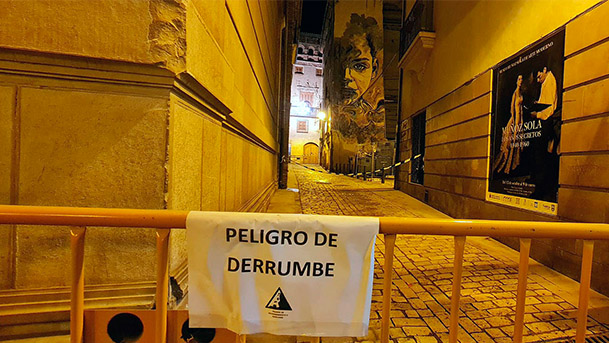 desprendimiento calle rua2