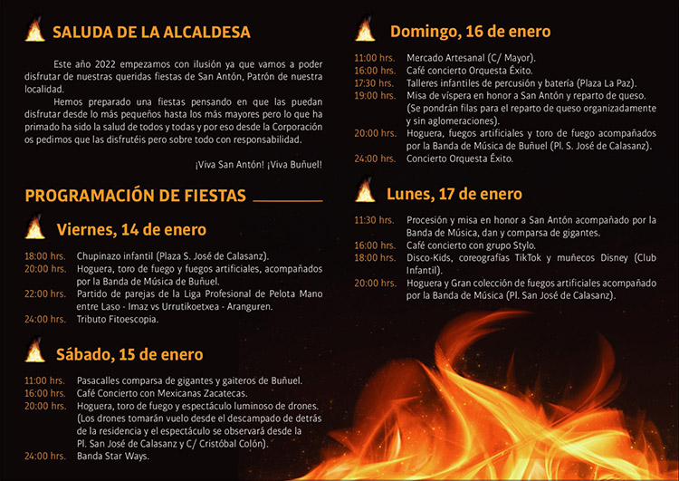 programa fiestas san anton buñuel