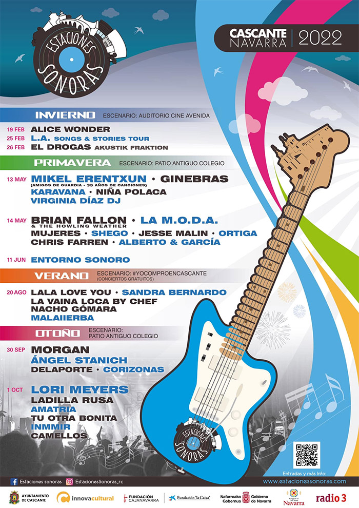 Cartel Estaciones Sonoras 2022