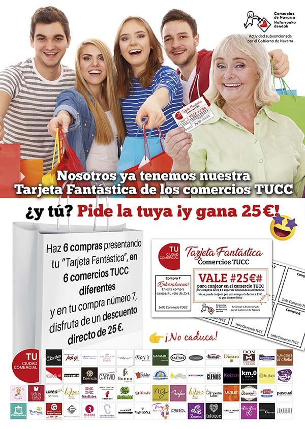 Tarjeta Fantastica de los comercios TUCC