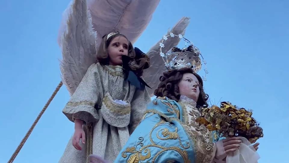 Bajada del Ángel de Tudela 17 abril 2022