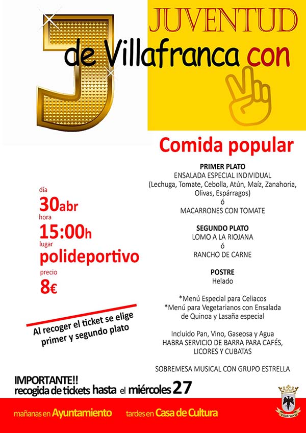 Comida Popular Juventud Villafranca 2022