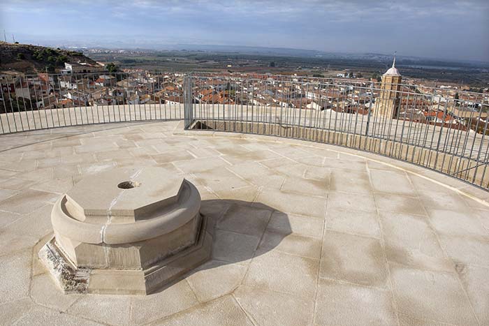 Vistas desde lo alto del Castillo de Ablitas