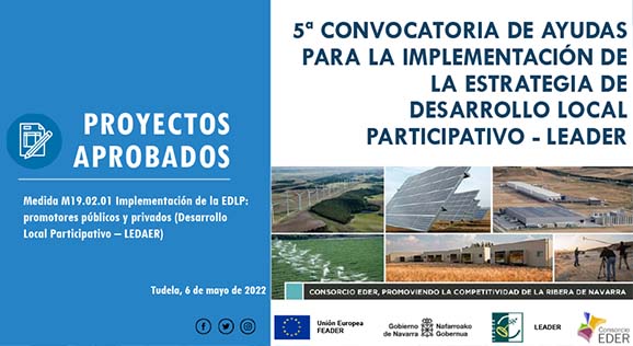 Proyectos aprobados 5ªConvocatoria EDER