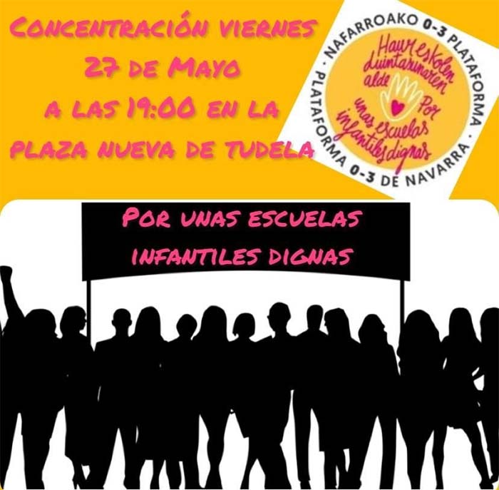 Concentración escuelas infantiles