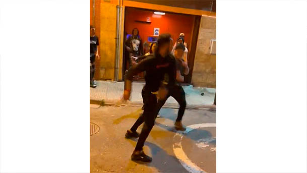 tudela pelea discoteca2