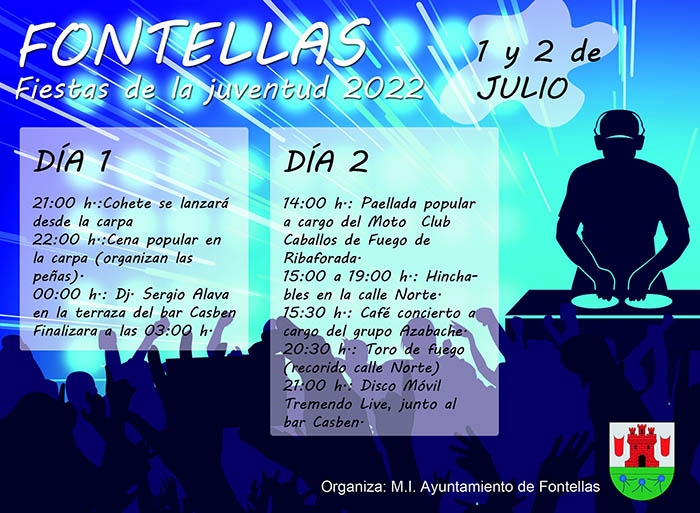 fontellas fiestas juventud