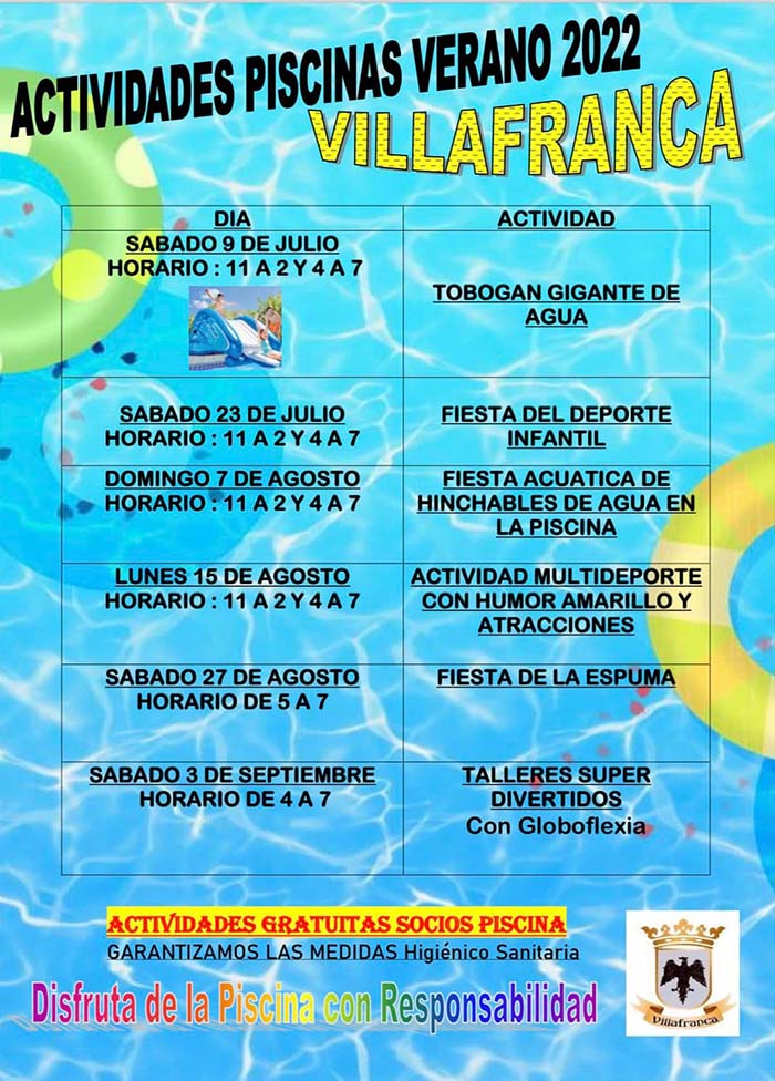 Actividades en las pisicnas de Villafranca