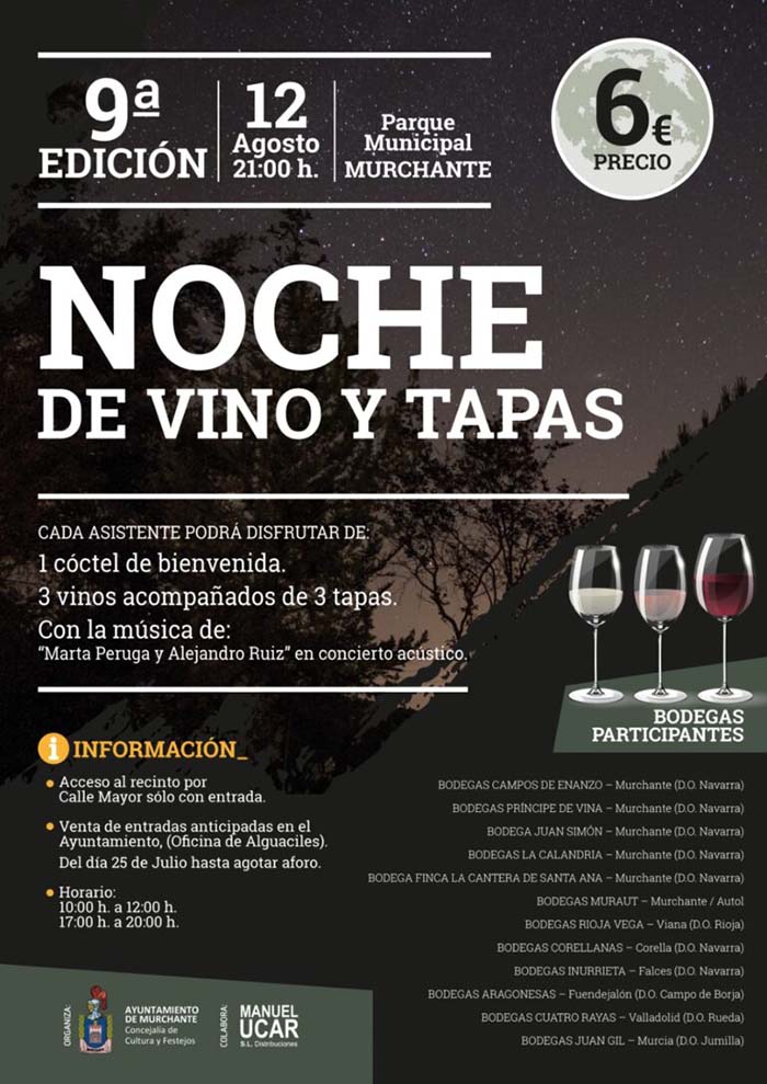 noches de vino y tapas 2022
