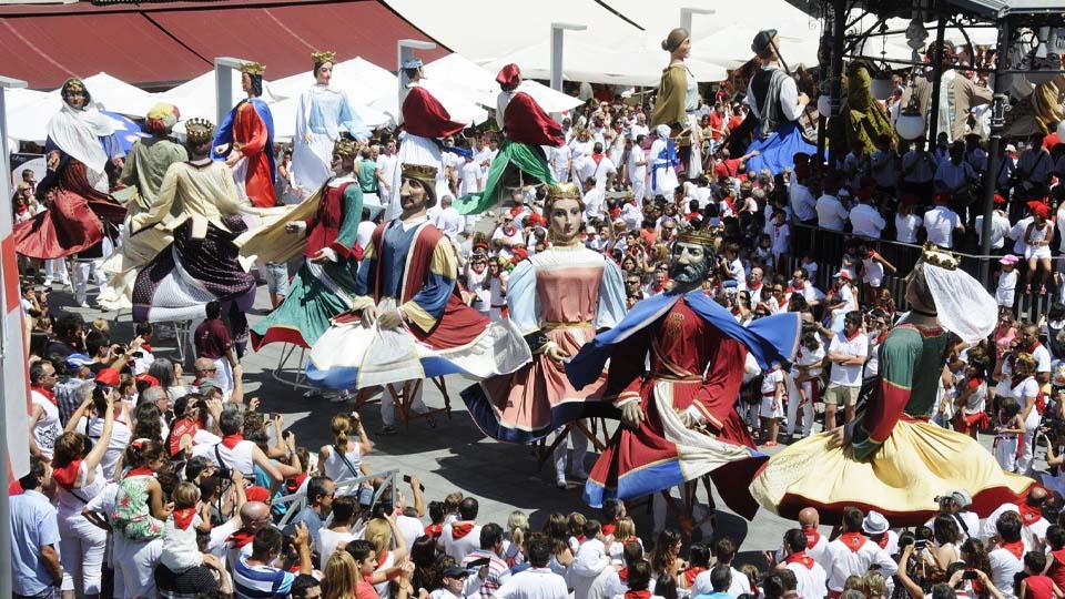 Gigantada de Tudela. Foto Jesús Marquina