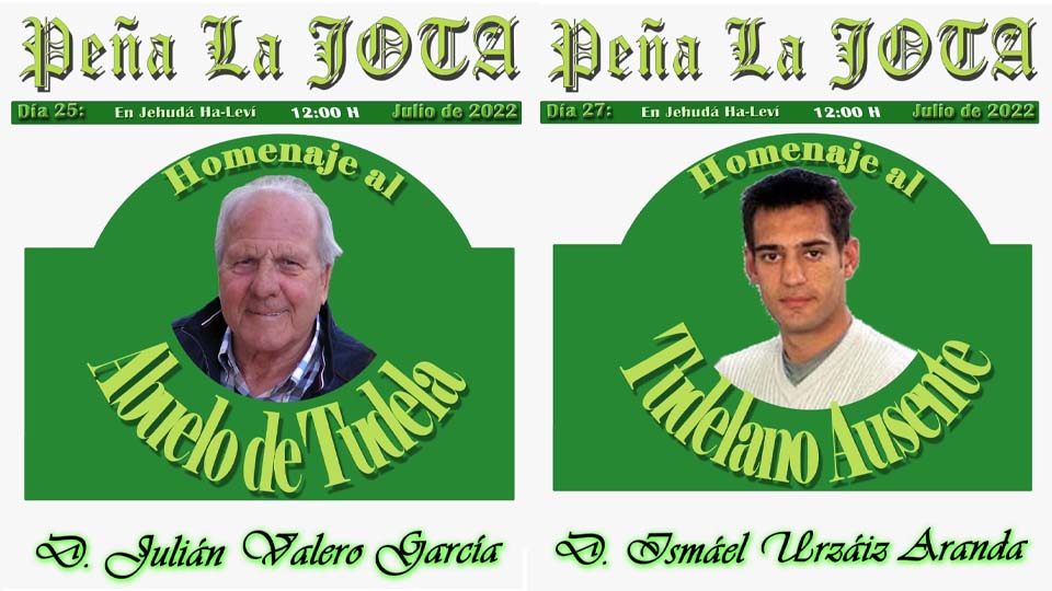 Homenajes Peña la jota 2022