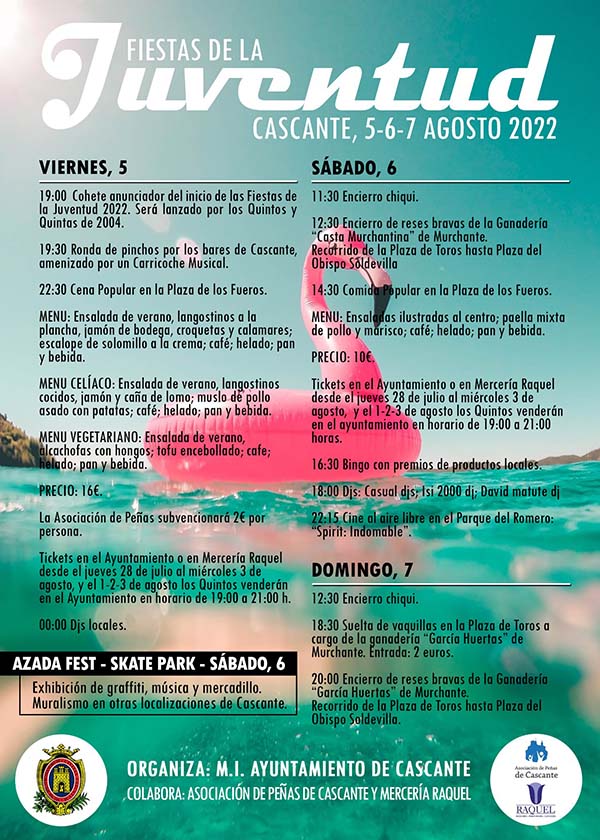 Cartel Juventudes en Cascante